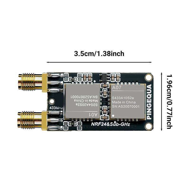 B27B NRF24+ CC1101 2,4 GHz & 4 – 433Mhz Receiver Module Bewertung und Preis