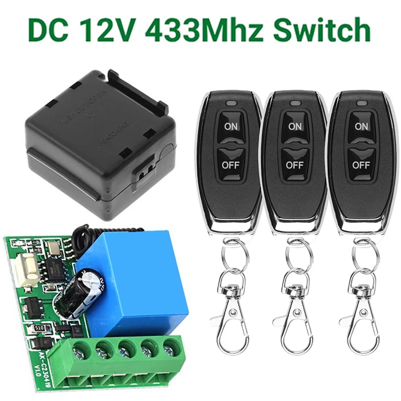 DC 12V 433Mhz RF Funkfernbedie – 433Mhz Receiver Module Bewertung und Preis