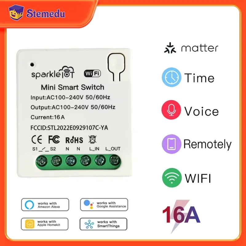 16A Matter WIFI Smart Switch A – Home Automation Tutorial Bewertung und Preis